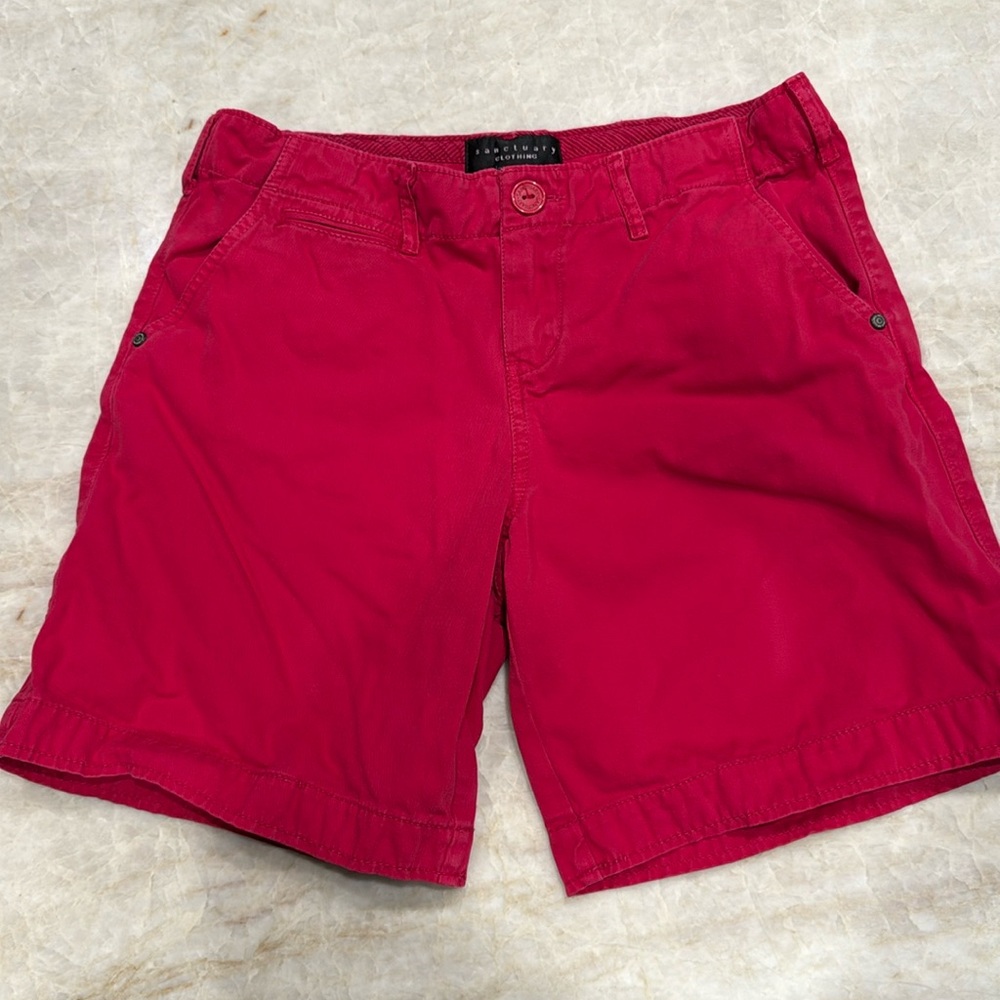 Sanctuary Shorts Red size 27